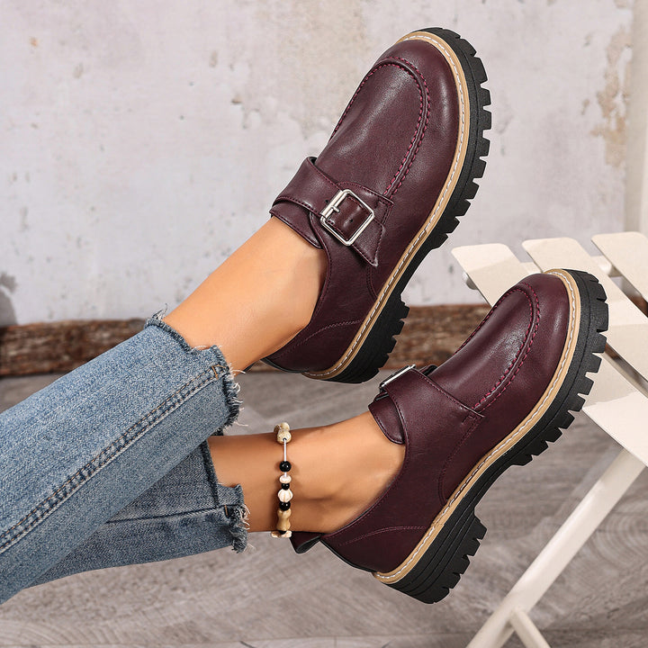 Damen Bequeme und stilvolle Slip-Ons mit Schnallen-Detail – Lioré