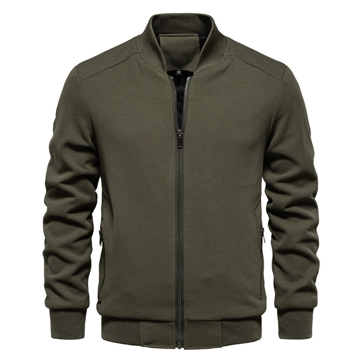 Herren modische Sportjacke mit atmungsaktivem Strukturdesign Echoarchiv