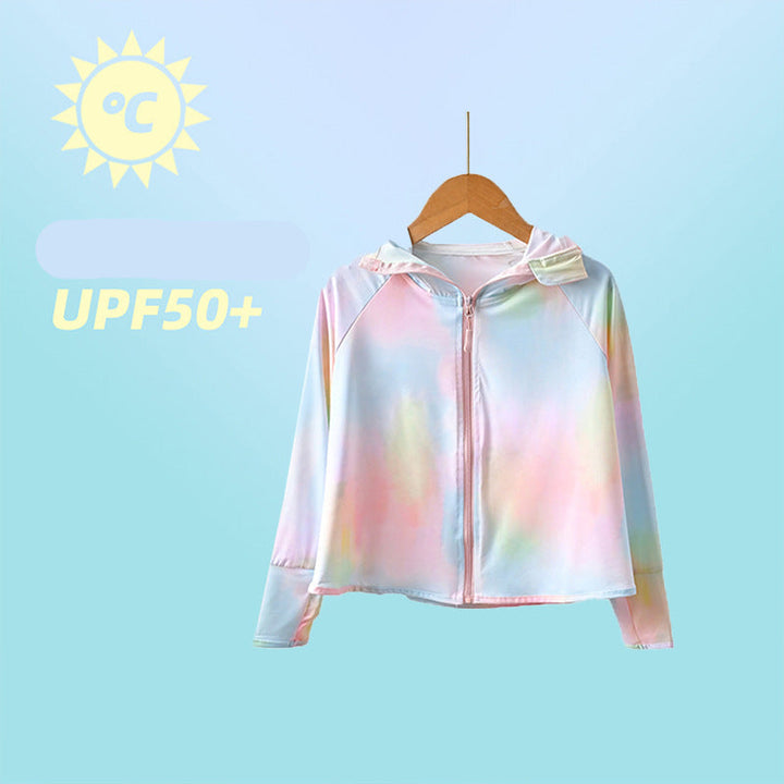 Damen performante UV-Schutzjacke mit Kapuze Echo Archiv