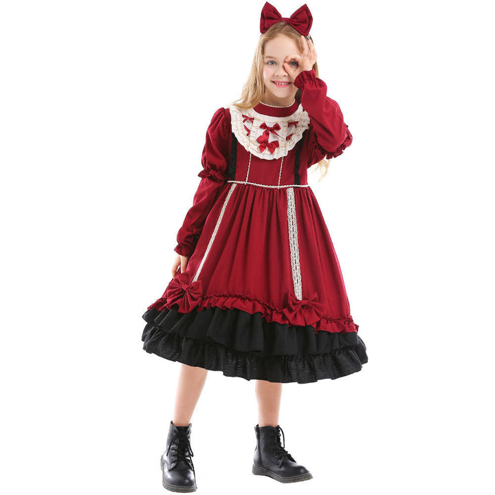 Mädchen Lolita Kleid mit Rüschen und Schleifen Echo Archiv