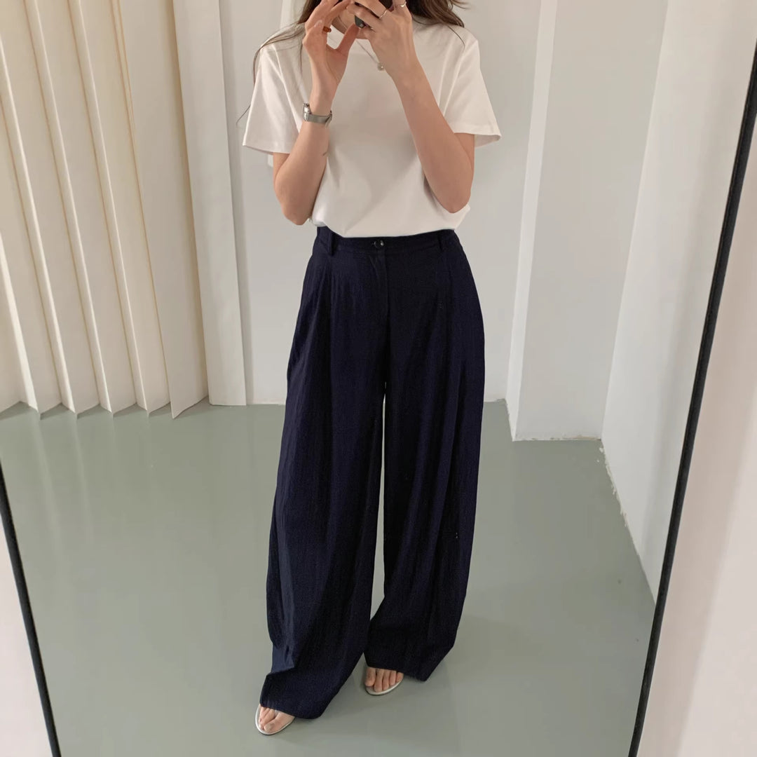 Damen Weite Leinenhose Echo Archiv