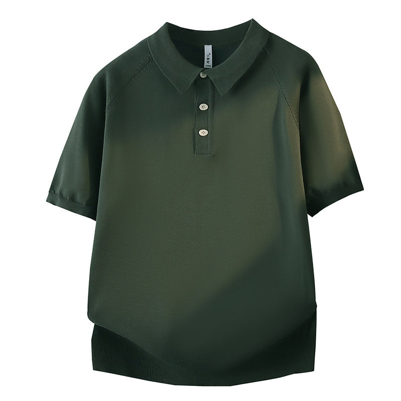 Damen Modisches Kurzarm-Polohemd mit strukturiertem Design Echo Archiv