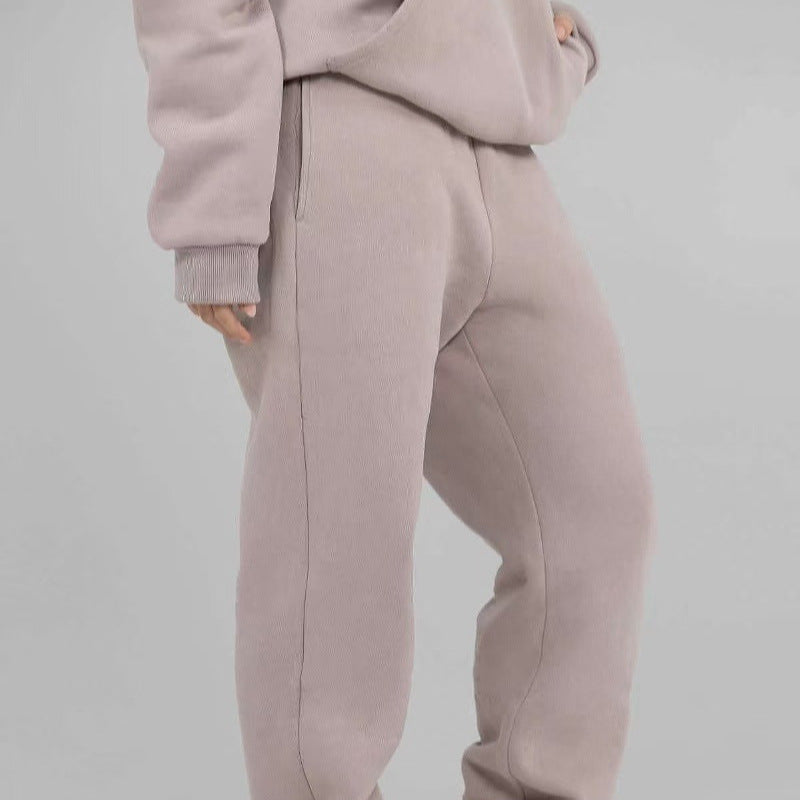 Damen nan extraweicher Oversize-Hoodie mit strukturierter Kängurutasche, überschnittener Schulter und angerauter Innenseite Echo Archiv