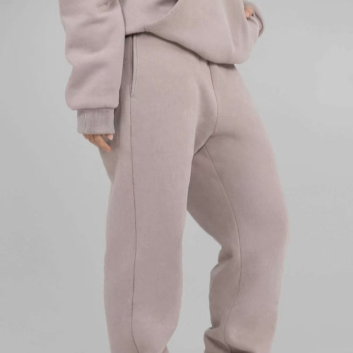Damen nan extraweicher Oversize-Hoodie mit strukturierter Kängurutasche, überschnittener Schulter und angerauter Innenseite Echo Archiv