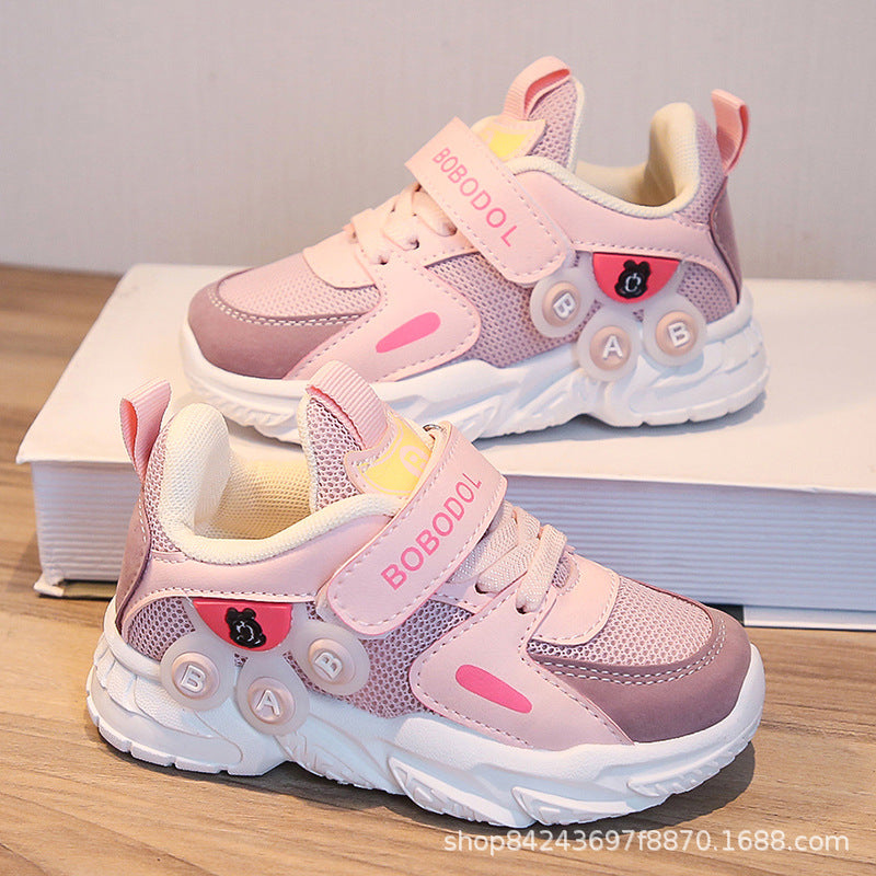 Damen Sportliche Kindersneaker mit praktischen Klettverschlüssen und rutschfester Sohle Echo Archiv
