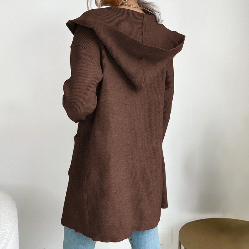 Damen Lässiger Strickmantel Echo Archiv