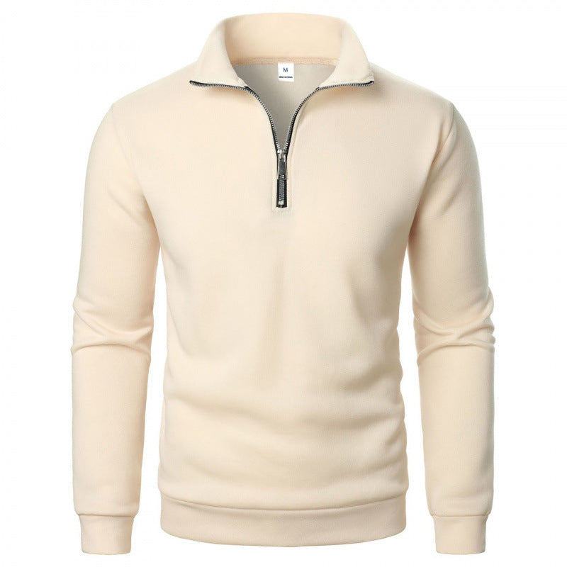 Herren Sportlicher Sweatpullover mit Stehkragen Echoarchiv
