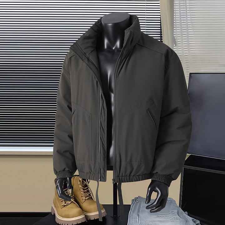 Herren Thermo‑isolierte Kurzblouson‑Jacke mit Stehkragen und Tunnelzugbund Echo Archiv
