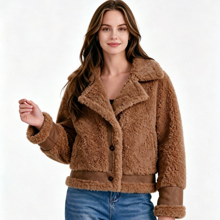 Damen Kuschelige Teddyjacke Echo Archiv