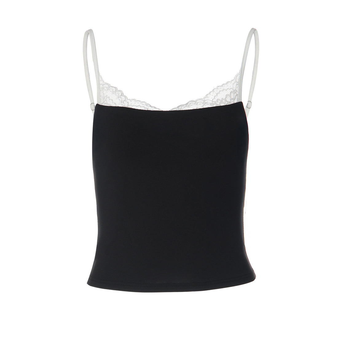 Damen Spitzen-Trägershirt mit elegantem Unterhemd-Design – Élovi