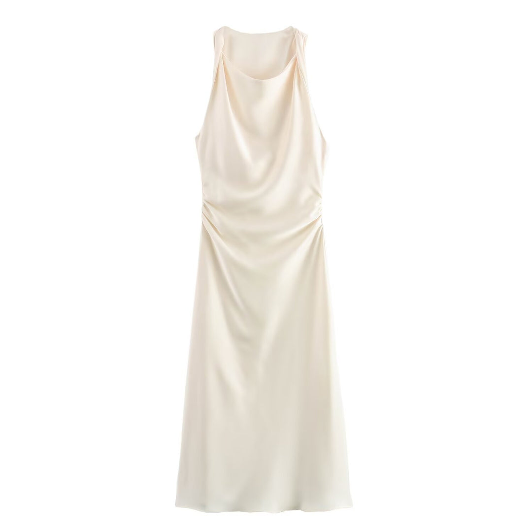 Damen elegantes Sommerkleid mit fließendem Schnitt und charmanten Rüschendetails Echo Archiv