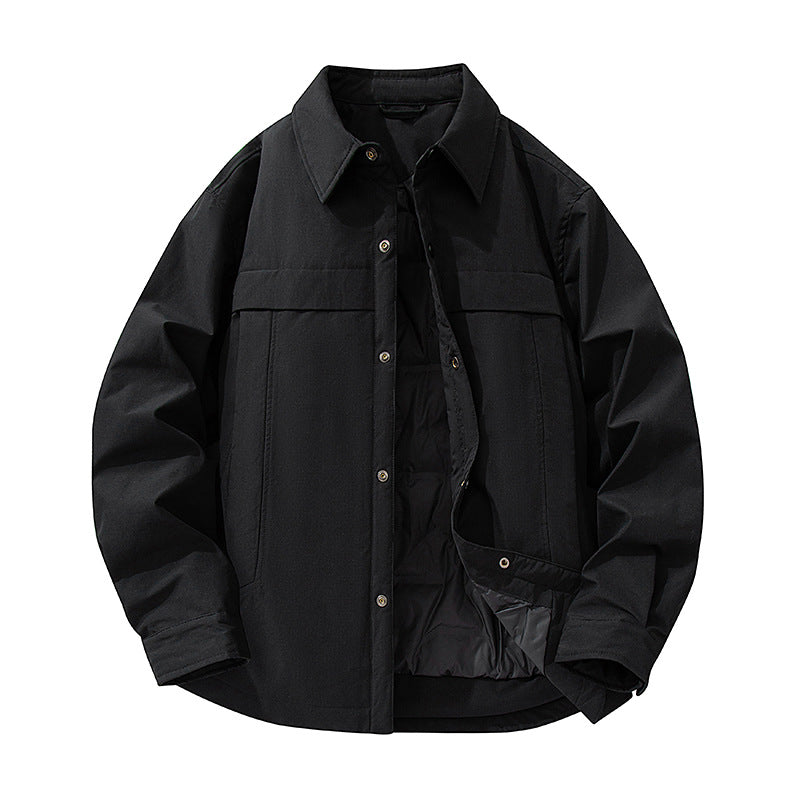 Herren Wasserdichte gesteppte Overshirt-Jacke mit Thermofutter Echo Archiv