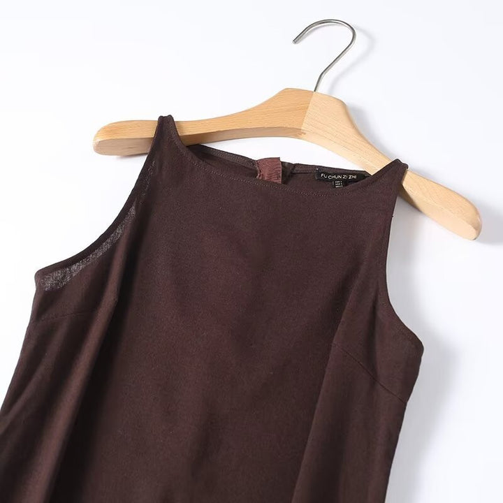 Damen Maxikleid mit elegantem Schnitt und dezentem Rückenausschnitt Echo Archiv