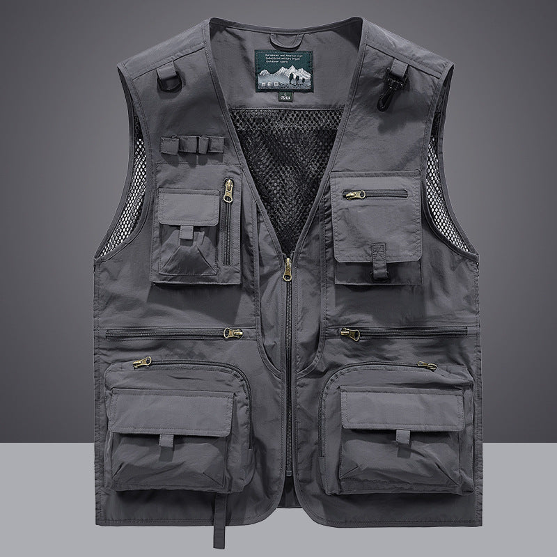 Herren Multifunktionale Angler- und Fotoweste Echo Archiv