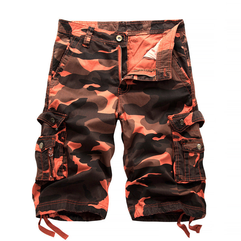 Herren Cargoshorts mit vielseitigen Taschen und Kordelzug Echoarchiv