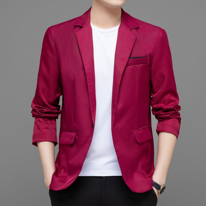 Herren modernen Blazer mit eleganter Passform und praktischen Taschen Echoarchiv
