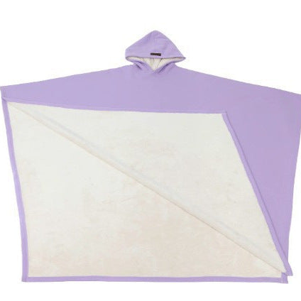 Unisex Kapuzen-Poncho-Decke mit wärmendem Fleecefutter und Oversize-Schnitt Echoarchiv