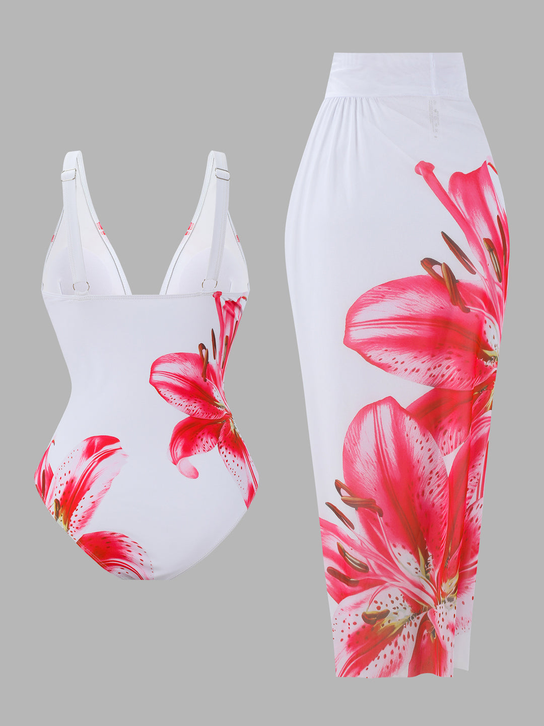 Damen Bademode-Set mit elegantem Blumenmuster Echo Archiv