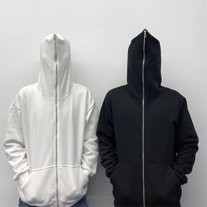 Unisex leichter Reißverschluss-Hoodie mit minimalistischer Nahtführung und ergonomischer Kapuze – Auréline