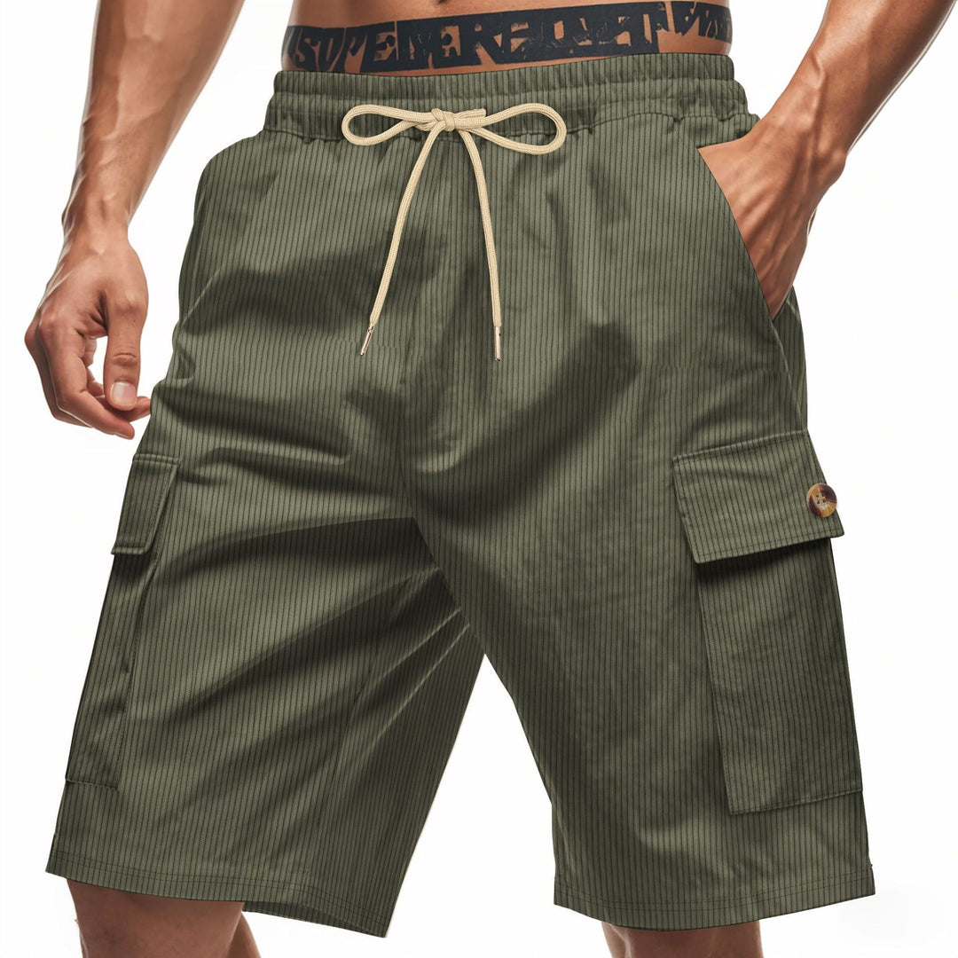 Herren Cargo-Shorts mit verstellbarem Kordelzug und praktischen Seitentaschen Echoarchiv