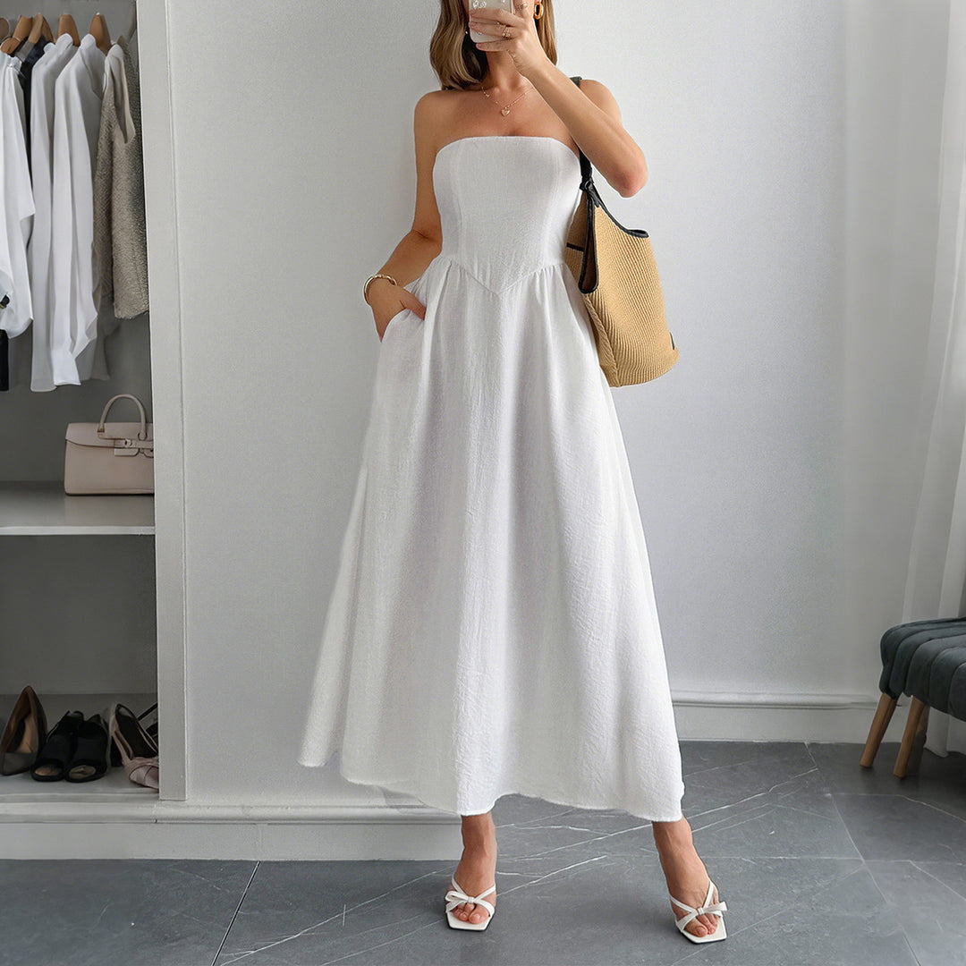Damen Sommerliches Maxikleid im eleganten Streifenmuster Echo Archiv