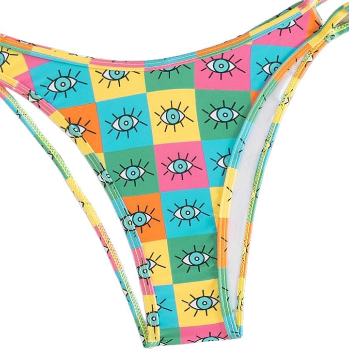 Damen Triangel-Bikini mit auffälligem grafischen Design Echo Archiv
