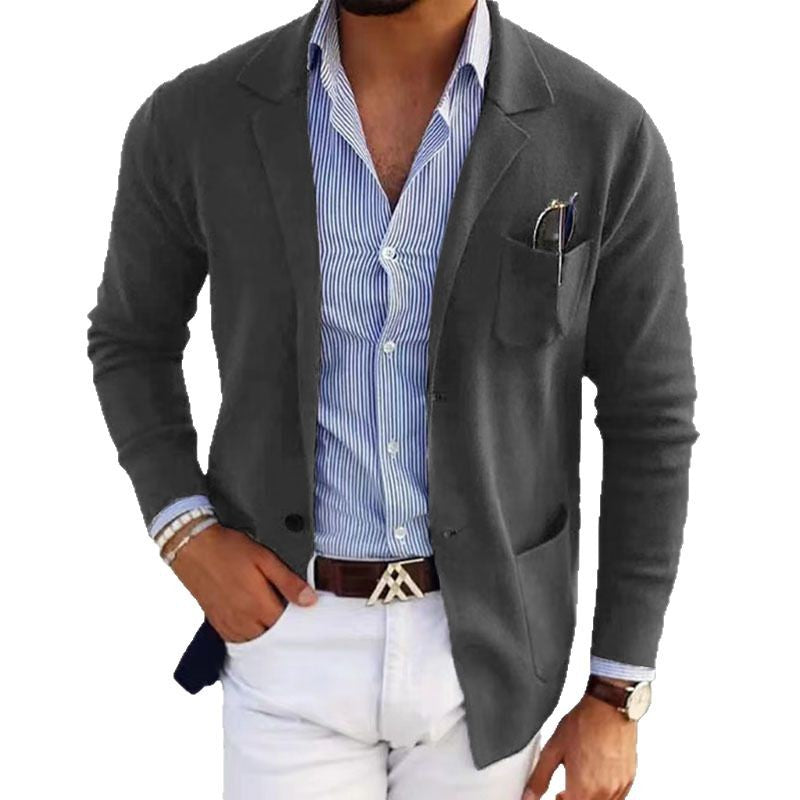 Herren elegante und bequeme Strickjacke Echoarchiv