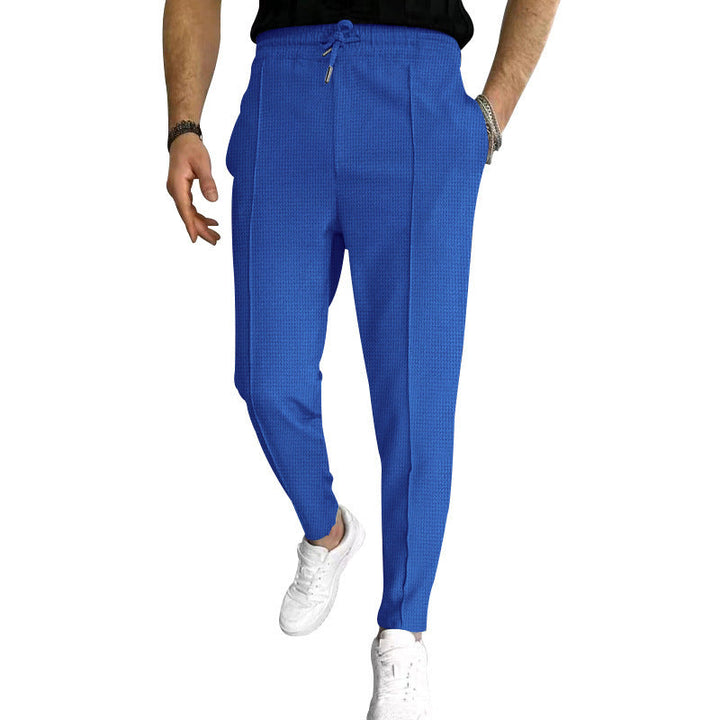 Herren Modische Chinohose mit elastischem Bund und praktischen Taschen Echoarchiv