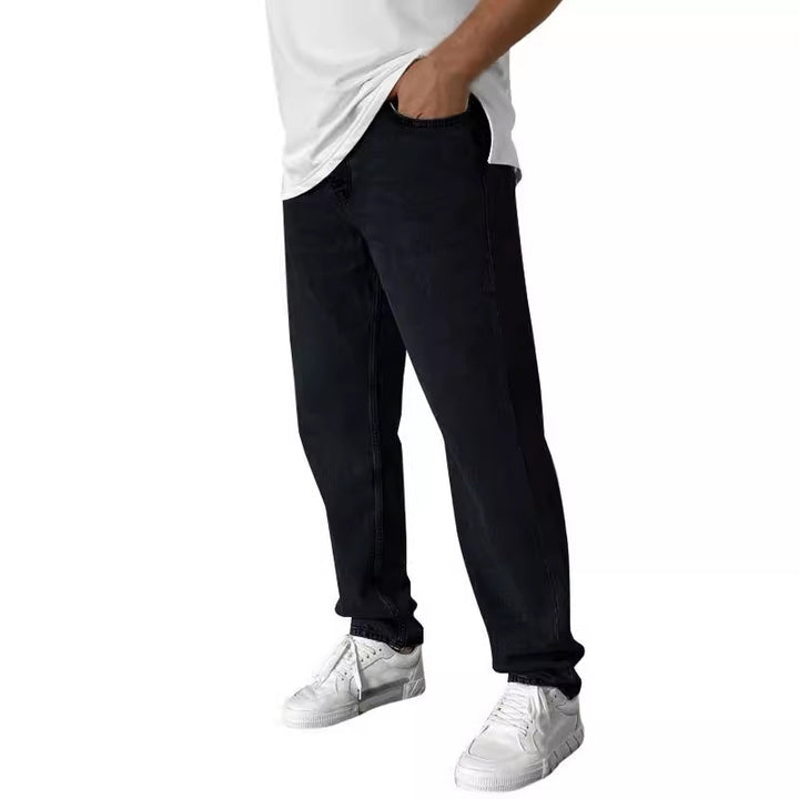Herren nan lockere Straight-Leg Jeans mit elastischem Bundsaum und entspannter Passform Echo Archiv