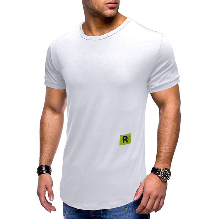 Herren Rundhals T-Shirt mit atmungsaktiver Baumwolle Echoarchiv