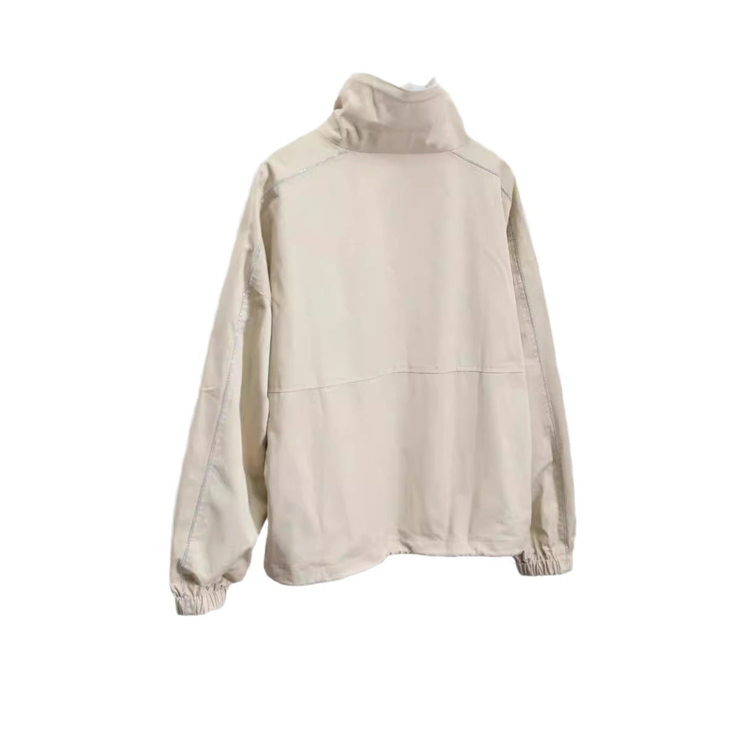 Damen Modische Freizeitjacke mit hohem Kragen Echoarchiv