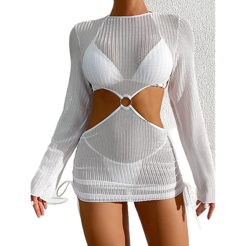 Damen Elegantes Strandkleid mit modischen Cut-Out-Details Echo Archiv