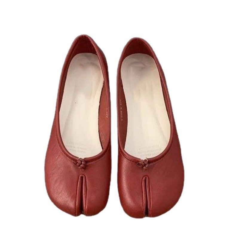 Damen Ballerinas mit eleganter Schlitz-Details und bequemer Innensohle Echoarchiv