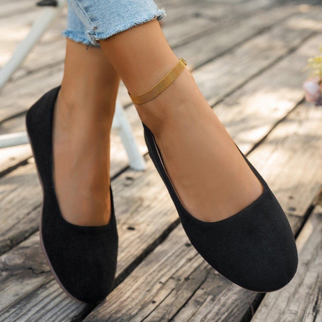 Damen Ballerinas aus weichem Wildleder Echoarchiv