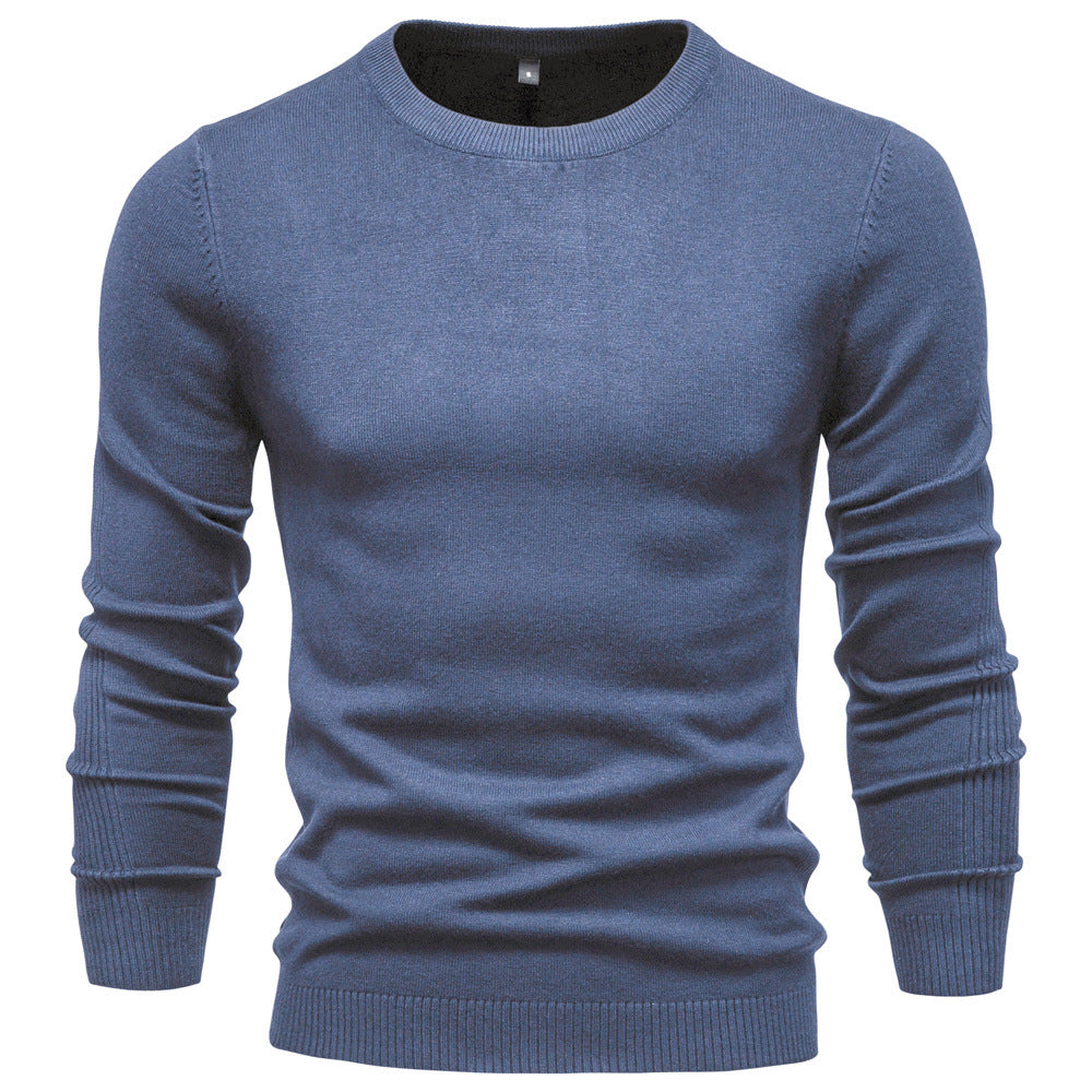Herren Rundhals Pullover aus hochwertiger Baumwolle Echoarchiv