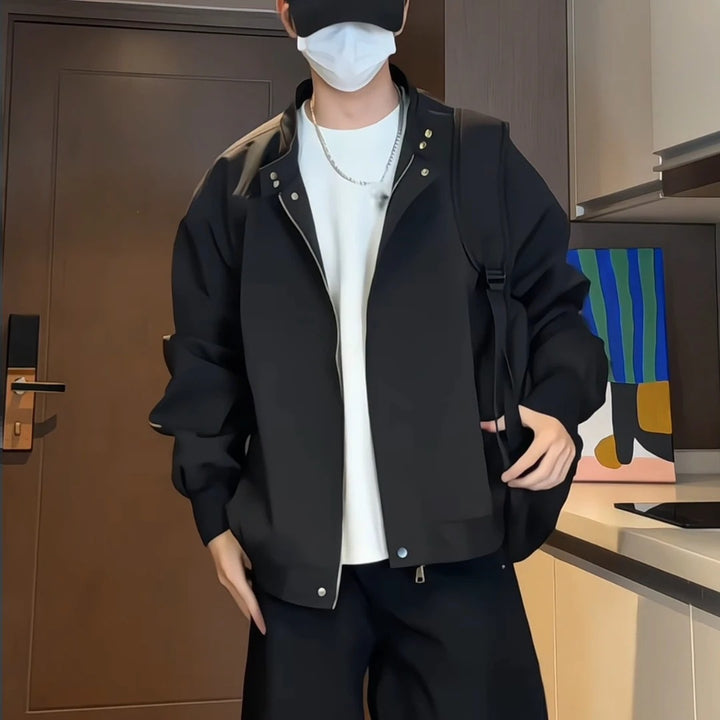 Herren Lässige Funktionsjacke mit hohem Kragen Echoarchiv