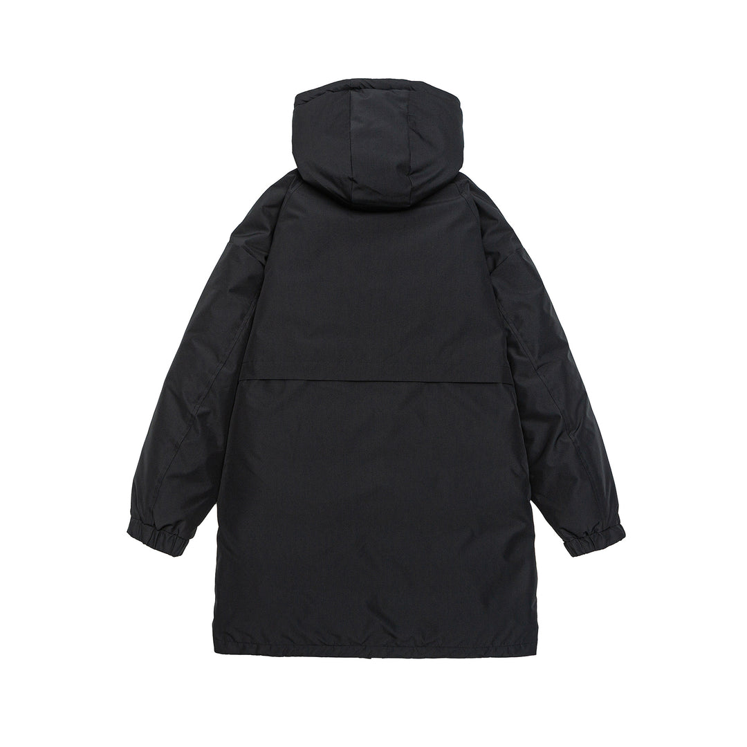 Herren Warmer winddichter Parka mit Kapuze, Steppfutter und Fronttaschen Echoarchiv