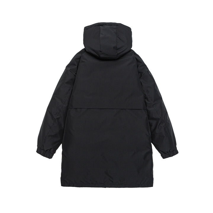 Herren Warmer winddichter Parka mit Kapuze, Steppfutter und Fronttaschen Echoarchiv
