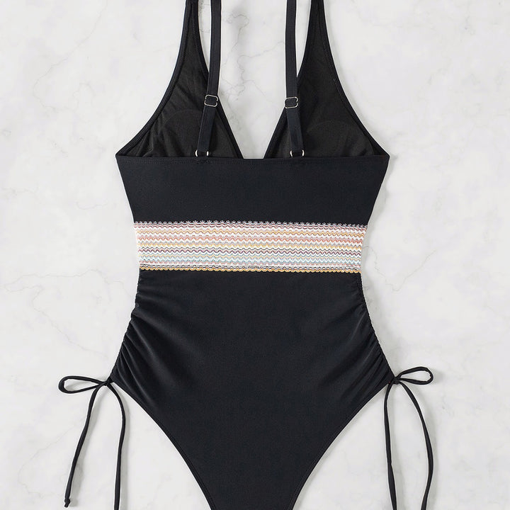 Damen Eleganter Einteiler mit Raffungen Echo Archiv