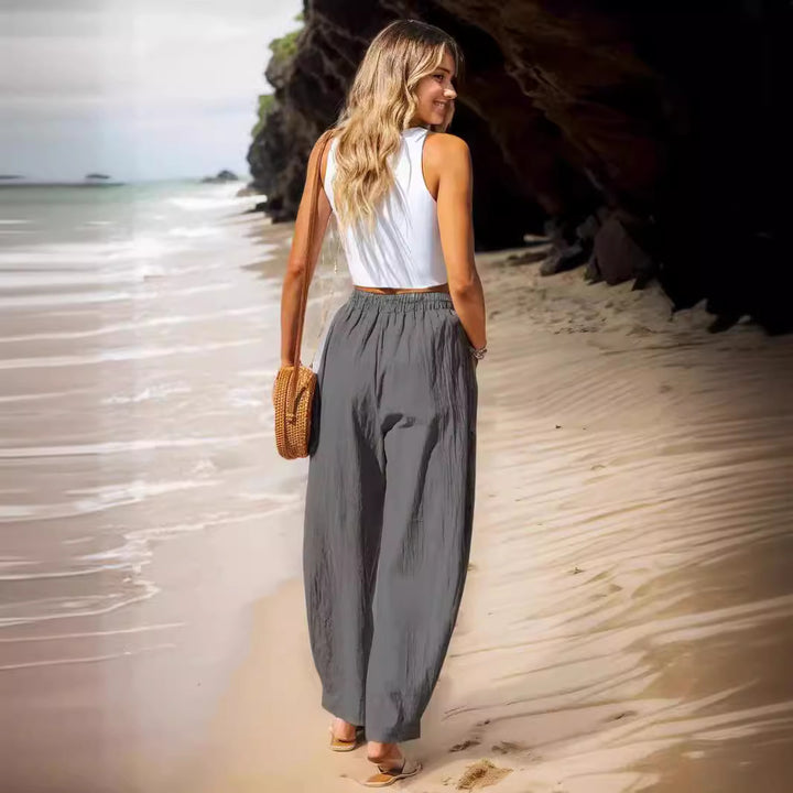 Damen Leichte und lässige Sommerhose Echo Archiv