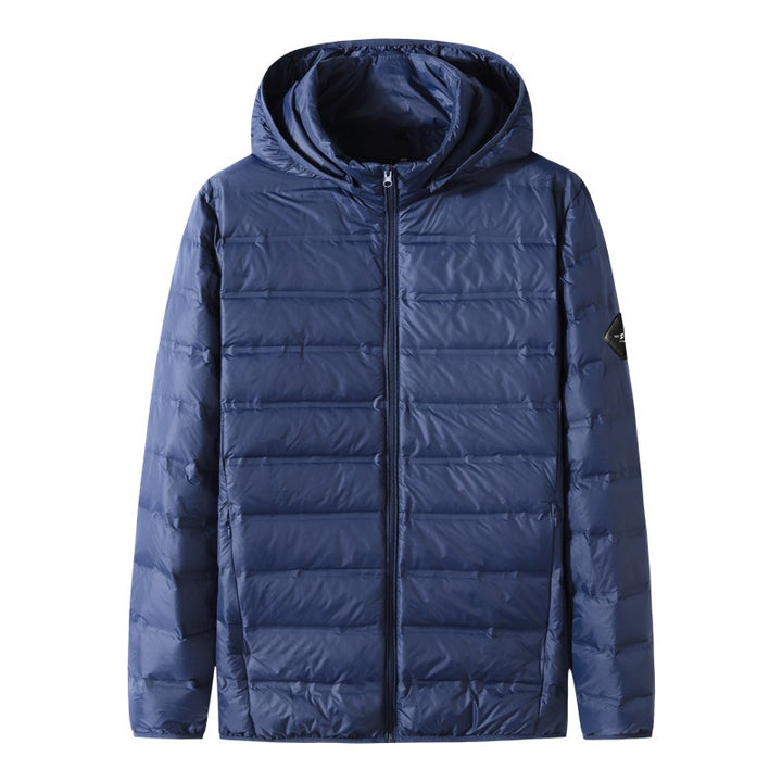 Herren Ultraleichte gesteppte Thermojacke mit Kapuze Echo Archiv