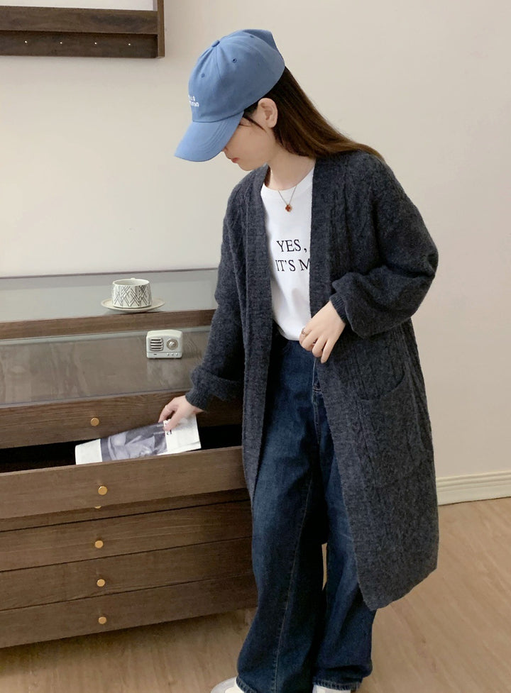 Damen Oversized Strickjacke Echo Archiv