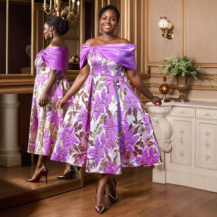 Damen Glamouröses Abendkleid mit Drapierung Echo Archiv