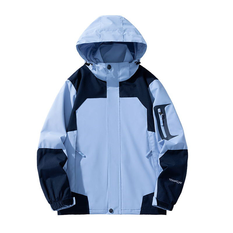 Herren Nano winddichte Softshell-Outdoojecke mit verstellbarer Kapuze, Reißverschlusstasche am Arm und atmungsaktiver Membran – Taviero