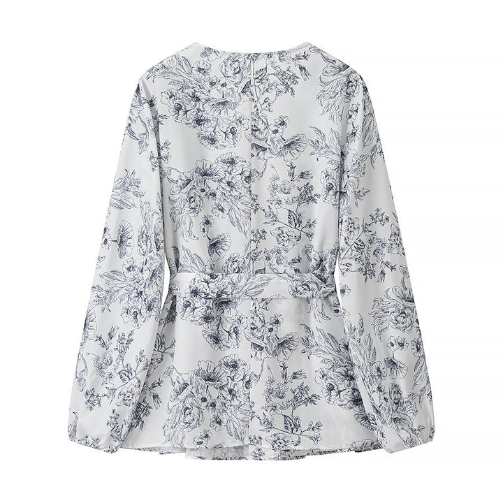 Damen nan Kimono-Shorty-Set aus leichtem Viskosemix mit Bindegürtel und elastischer Taille Echo Archiv