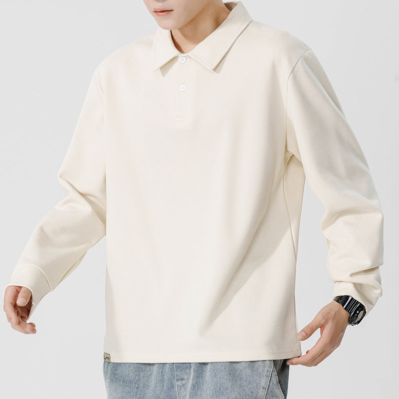 Herren lässiges Poloshirt mit langem Arm und trägerfreundlichem Design Echoarchiv