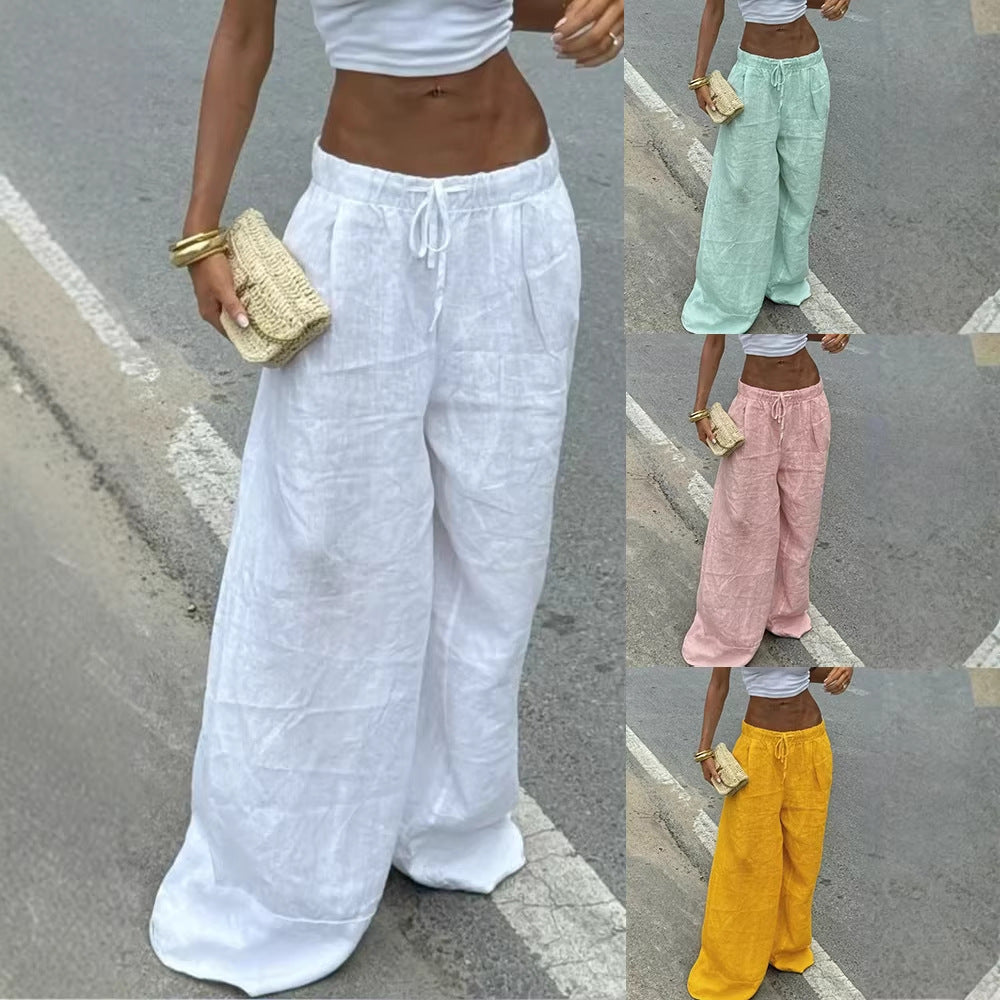 Damen weite Leinenhose Echoarchiv