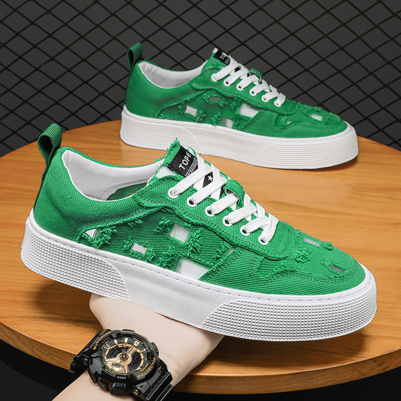 Damen modische Sneaker mit trendiger Distressed-Optik und strapazierfähigem Obermaterial Echo Archiv