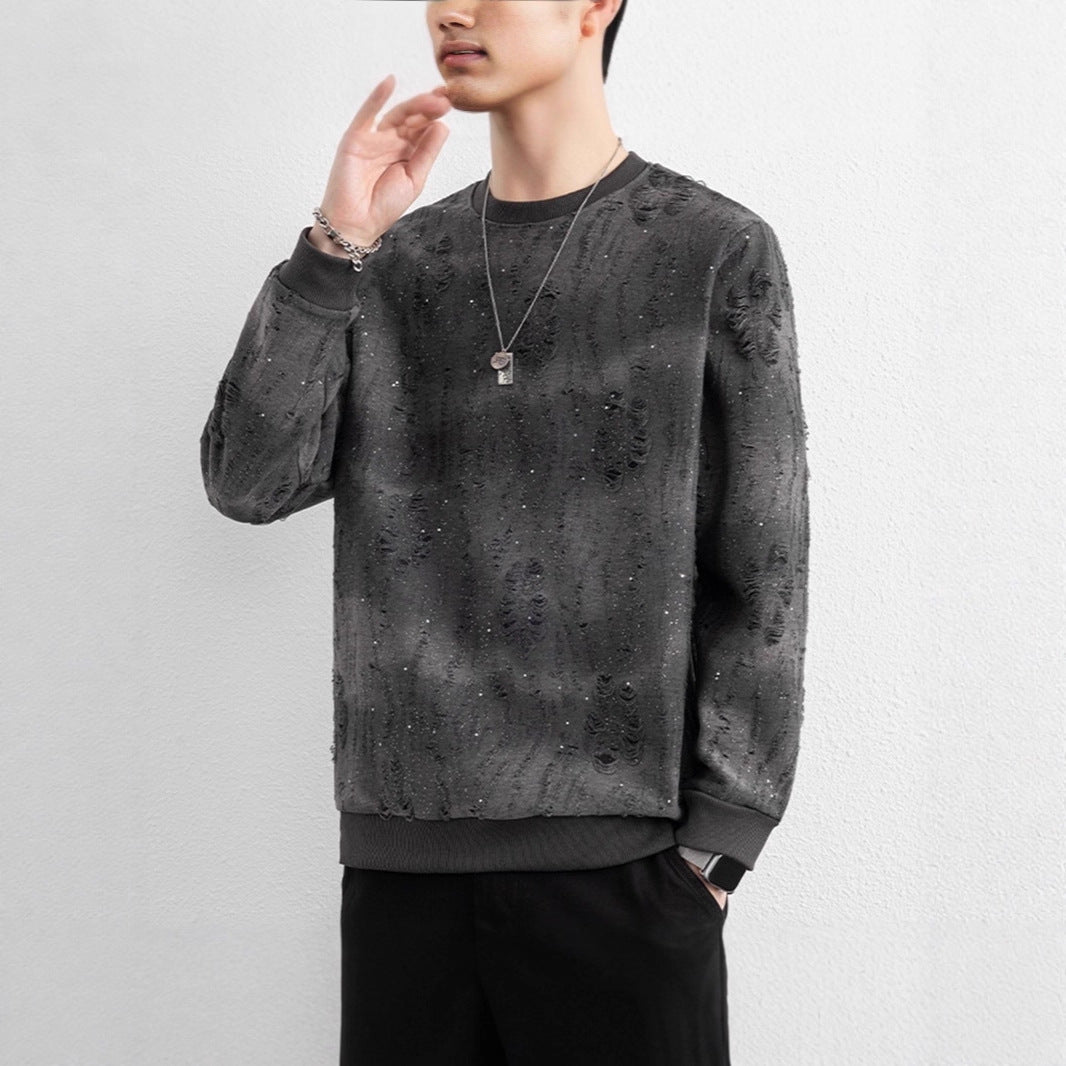 Herren Urbaner Sweatshirt mit funkelndem Design Echoarchiv