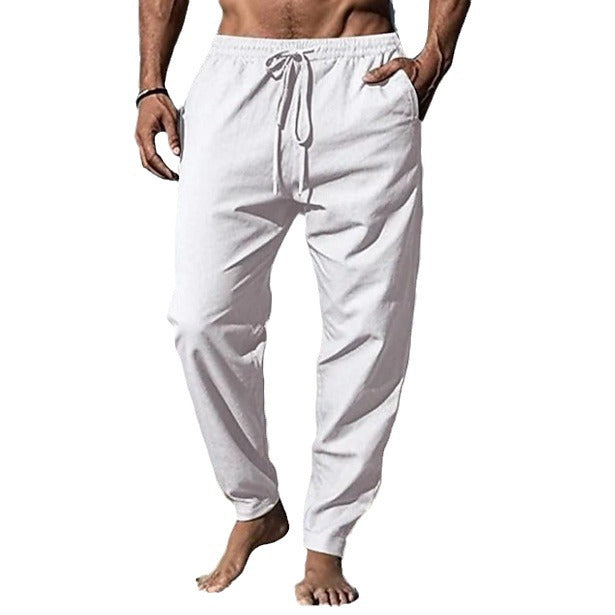 Herren lässige Strand-Hose mit elastischem Bund Echoarchiv